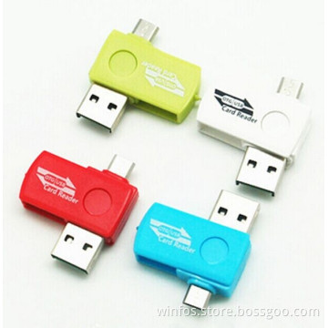 2 in 1 Mirco USB OTG Card Reader